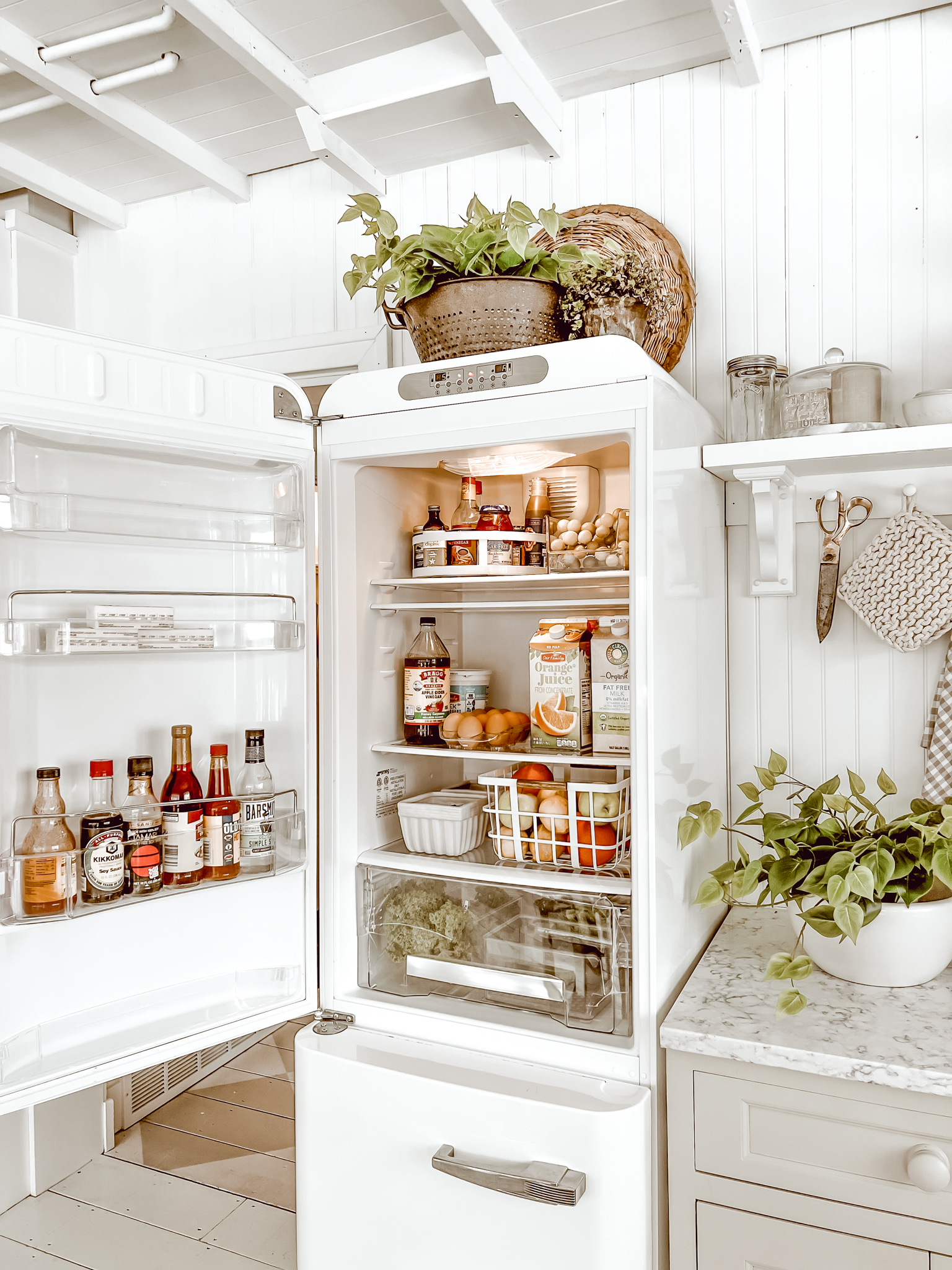 Our Smeg Fridge Organization