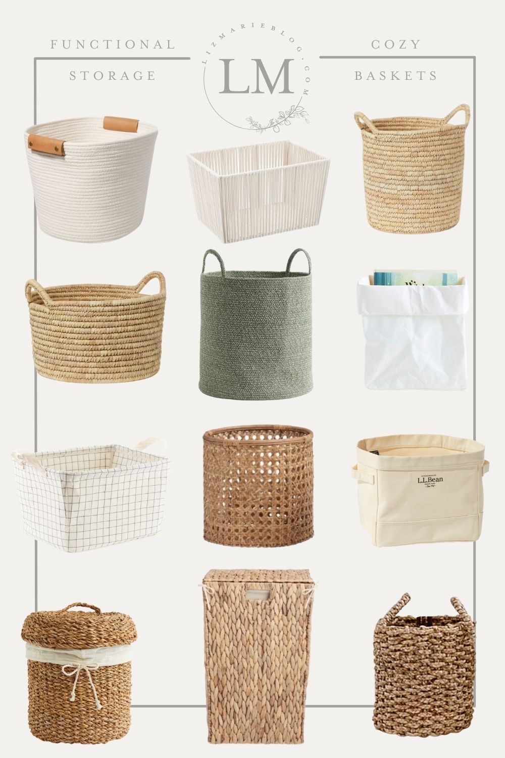 20+ Functional Cozy Baskets For Storage