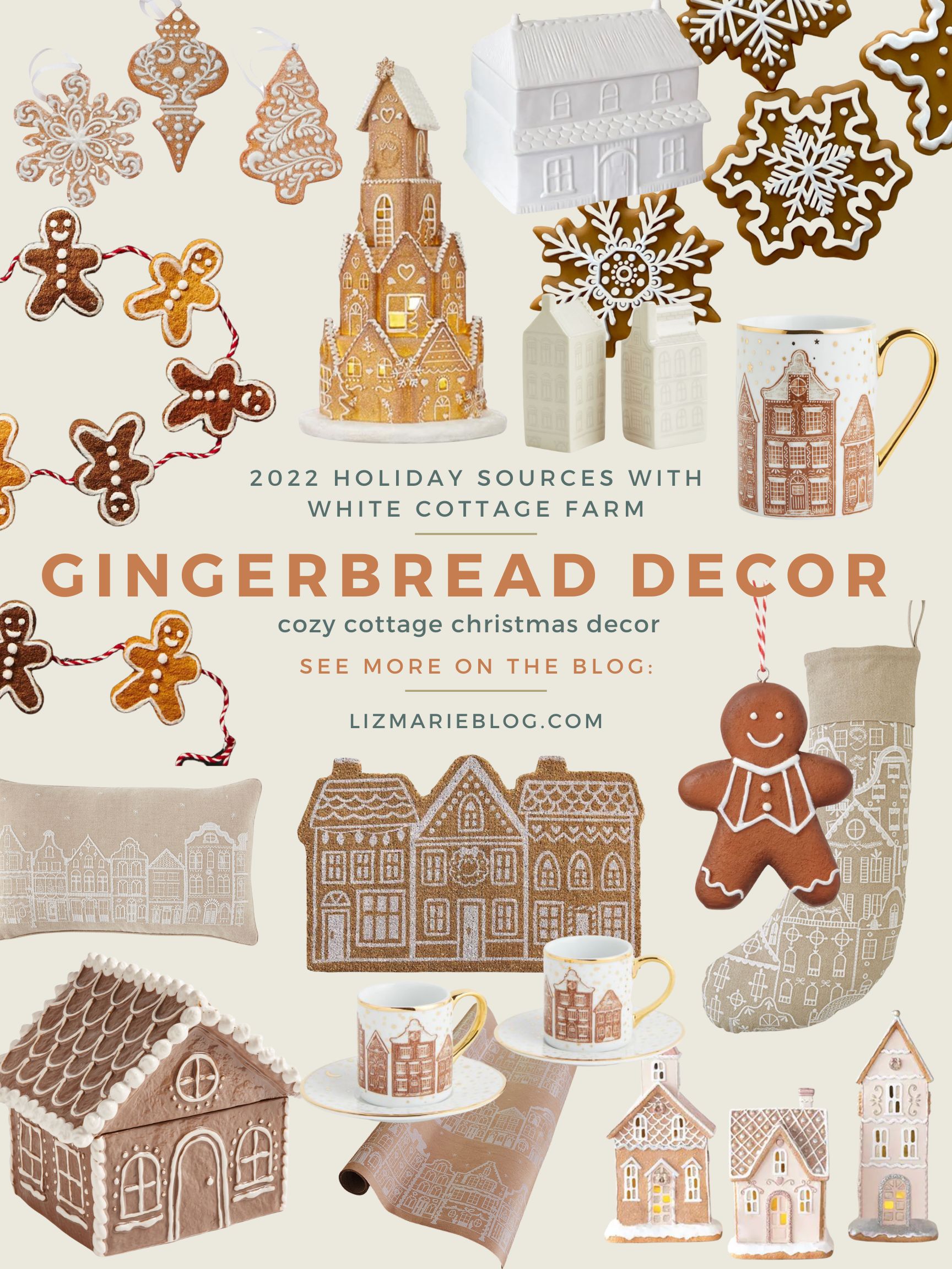 The Best Gingerbread Christmas Decor – Cozy Cottage Christmas Decor
